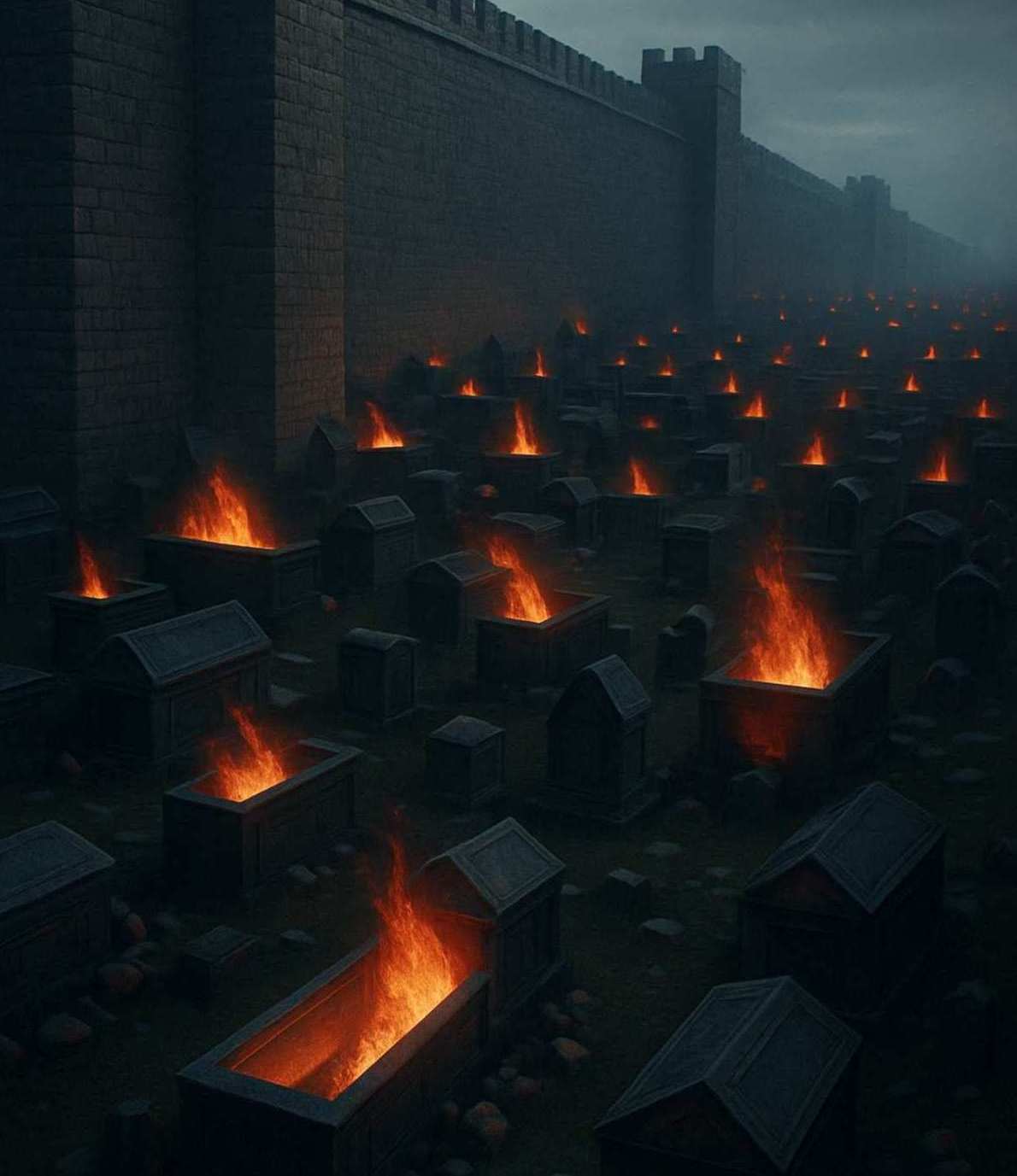 The Flaming Tombs